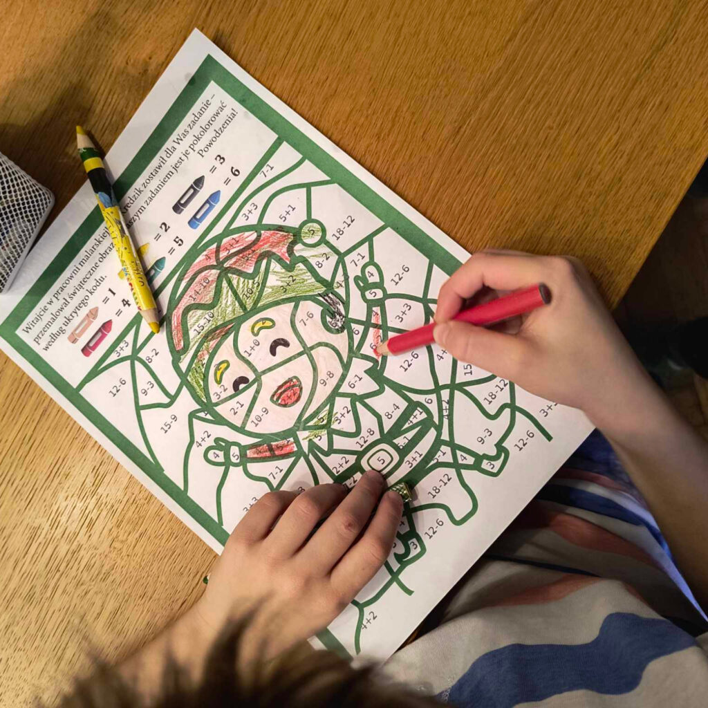 zimowa gra zagadkowa dla dzieci