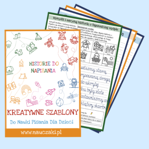kreatywne szablony do nauki pisania dla dzieci