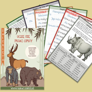 UCZĘ SIĘ PISAĆ OPISY: Zwierzęta – Od Słowa do Zdania