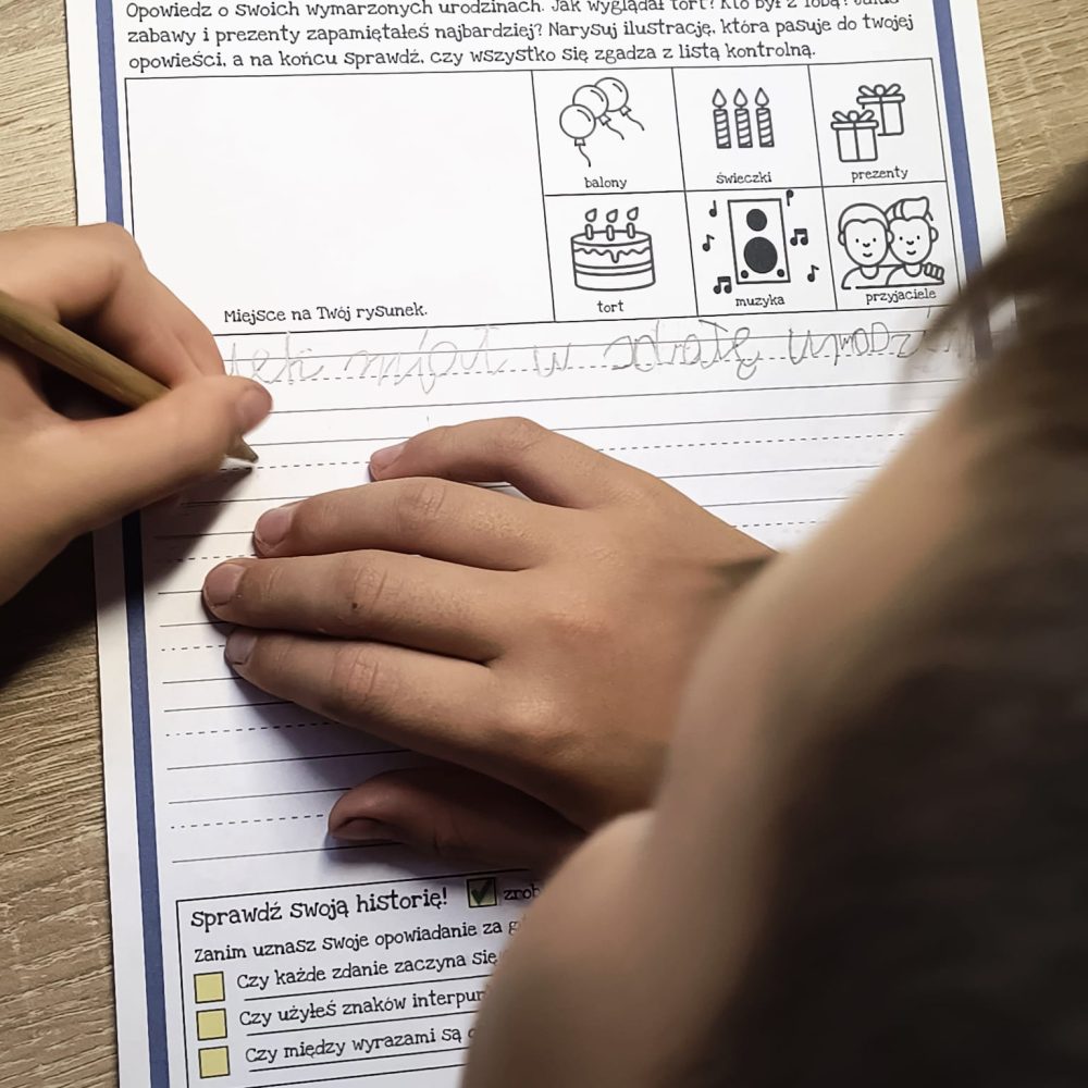Karty pracy do nauki pisania dla dzieci 12